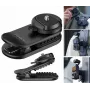 ULANZI CK02 Soporte rápido para cámara con placa magnética para correa de mochila, cinturón, bandolera, Negro