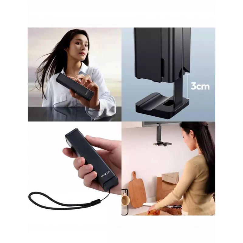 ULANZI SK-20 Trípode de viaje 3 en 1 con empuñadura y soporte para smartphone
