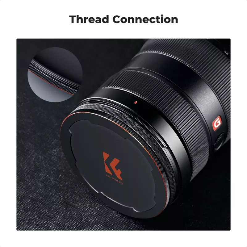 K&F Concept M-Cap tapa de objetivo magnética 82 mm negra