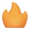 Pantalla de lámpara FLEXTAIL Flame para Tiny Pump 2X Lamp (Naranja)