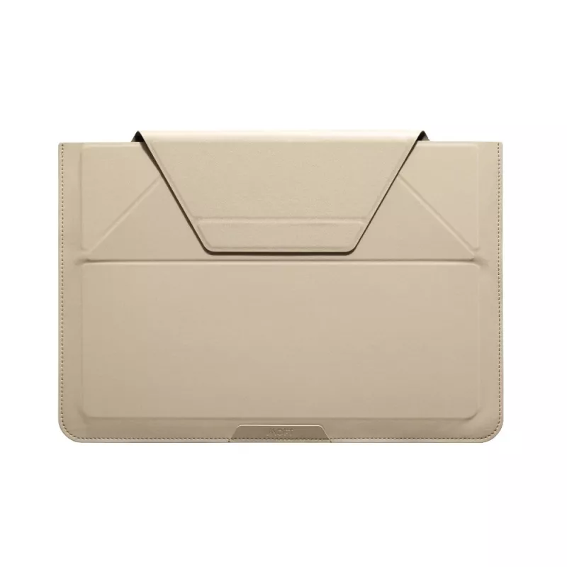Moft Sleeve 14 Beach White Funda para portátil con soporte integrado para portátiles de 14