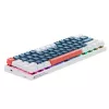 Teclado mecánico gaming 60% MACHENIKE K500-B61, interruptores Outemu Blue, iluminación RGB, Azul/Blanco