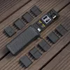 PGYTECH CreateMate estuche para tarjetas de memoria con lector de tarjetas USB-C, Space Gray