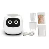 PlantsIO IVY White Huerto Hidropónico Inteligente con Lámparas LED de Espectro Completo, 4 Cápsulas de Plantas, Riego Automático, Control por App