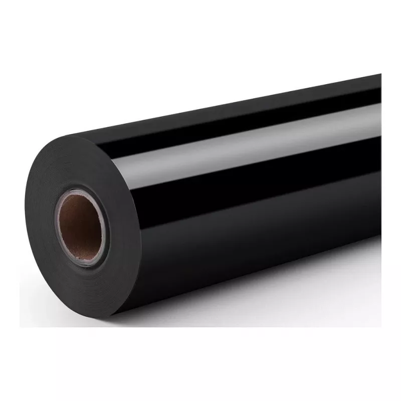 LOKLIK Vinilo termotransferible Basic, negro, 30,5 x 180 cm