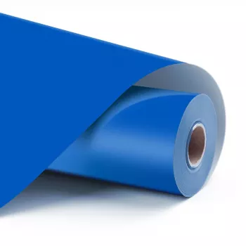 LOKLIK lámina de vinilo adhesivo permanente mate - Royal Blue - 30.5 x 180 cm