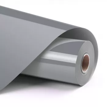 LOKLiK vinilo adhesivo permanente brillante Silver 305 x 1800 mm