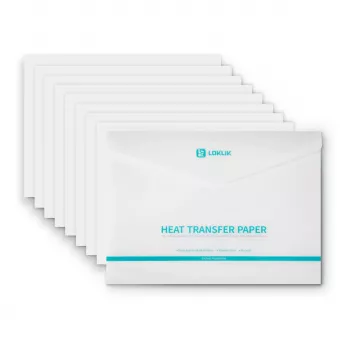 LOKLIK Europe hojas de papel de transferencia - Light - pack de 8