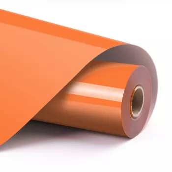 LOKLIK Basic Heat Transfer Vinyl - Naranja - 30,5 x 180 cm (12