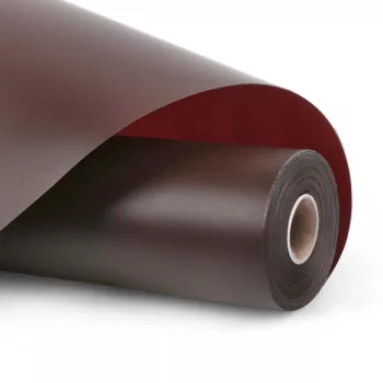 LOKLIK Película de vinilo adhesivo permanente mate - Marrón oscuro - 30,5 x 180 cm (12