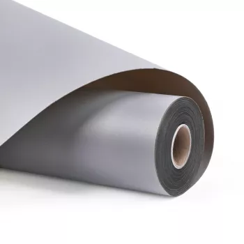 LOKLIK Película de vinilo adhesivo permanente mate - Gris claro - 30,5 x 180 cm