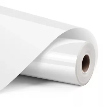LOKLIK Vinilo de transferencia térmica con purpurina - Blanco - 30,5 x 90 cm (SG-HTV-1569-US-L-B2B)
