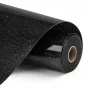 LOKLIK Vinilo termotransferible Glitter, negro, 30,5 x 90 cm