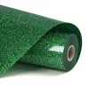 LOKLIK Vinilo termotransferible Glitter, verde, 30,5 x 90 cm