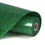 LOKLIK Vinilo termotransferible Glitter, verde, 30,5 x 90 cm