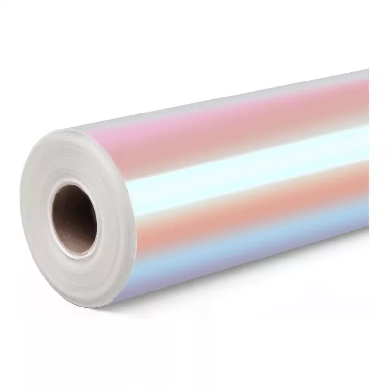 LOKLIK Película de vinilo adhesivo permanente holográfica - Rosa - 30,5 x 90 cm