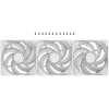 TCOMAS FA200 White Triple Pack 3x120mm Ventiladores de Carcasa