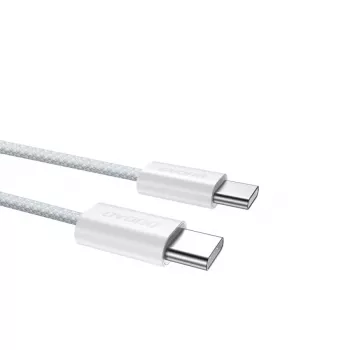 Dudao L6C USB-C a USB-C 60W PD 2m blanco