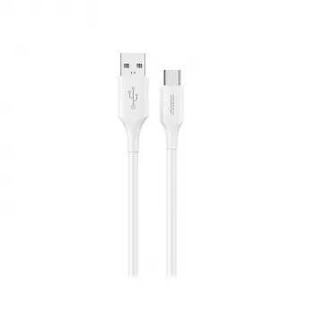 Dudao L2S cable de carga y datos USB-A a USB-C de 30W 2m blanco