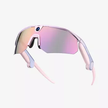 BleeqUp Ranger Gafas Cámara Deportiva AI Rosa