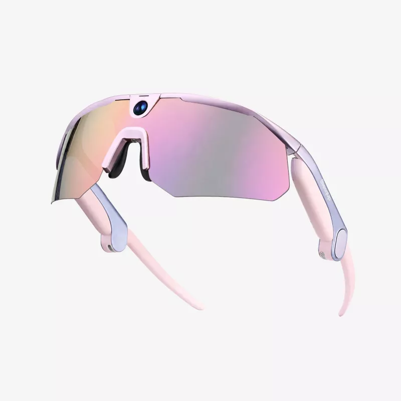 BleeqUp Ranger Gafas Cámara Deportiva AI Rosa