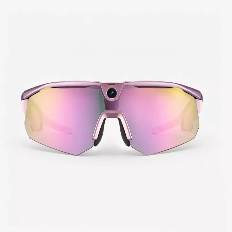 BleeqUp Ranger Gafas Cámara Deportiva AI Rosa