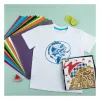 LOKLIK Pack de material de lámina para plotter (A4), vinilo termotransferible, 28 hojas, multicolor