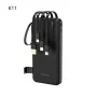 Batería externa Dudao K11 Pro 20000 mAh Negra