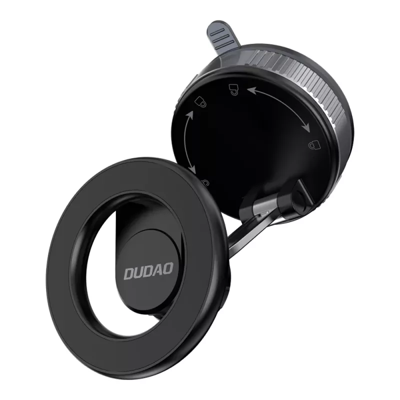 Soporte para coche Dudao F24X con ventosa, compatible con MagSafe - Negro
