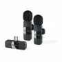 Sistema de micrófono inalámbrico BOYA BY-V20 V2.0 2.4GHz - Negro