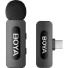 Micrófono inalámbrico BOYA BY-V10 V2.0 2,4 GHz - Negro