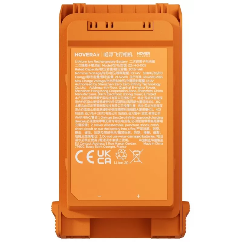 HVR HoverAir AQUA Batería inteligente (LiPo 7,7V 1050mAh) para dron HoverAir X1