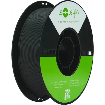 Creality SOLEYIN ULTRA PLA 1,75mm Negro mate 1kg