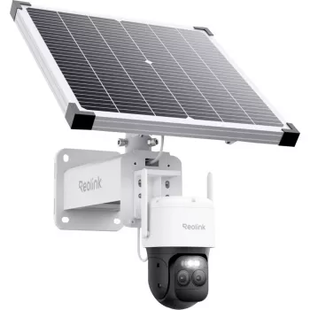 Reolink Trackmix Series G790 Cámara de vigilancia con panel solar 4MP (2560x1440), alimentación solar/batería, IP65 resistente a la intemperie, sistema de doble sensor
