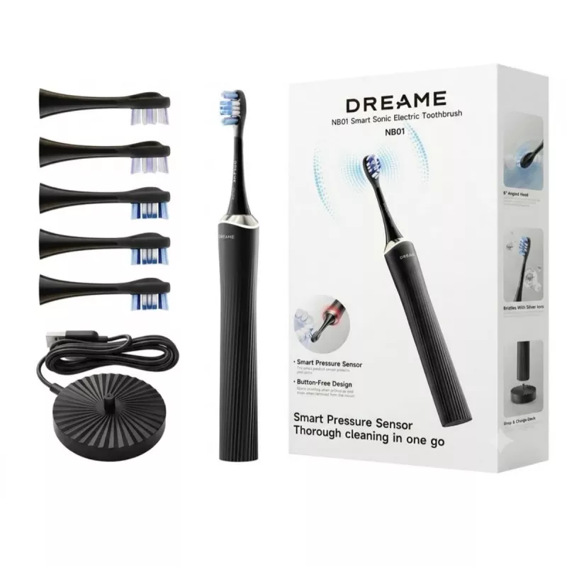 Dreame NB01 Cepillo de Dientes Sónico, Set, negro (NB01)
