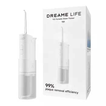 Dreame T01 Irrigador Bucal Portátil, blanco (T01)