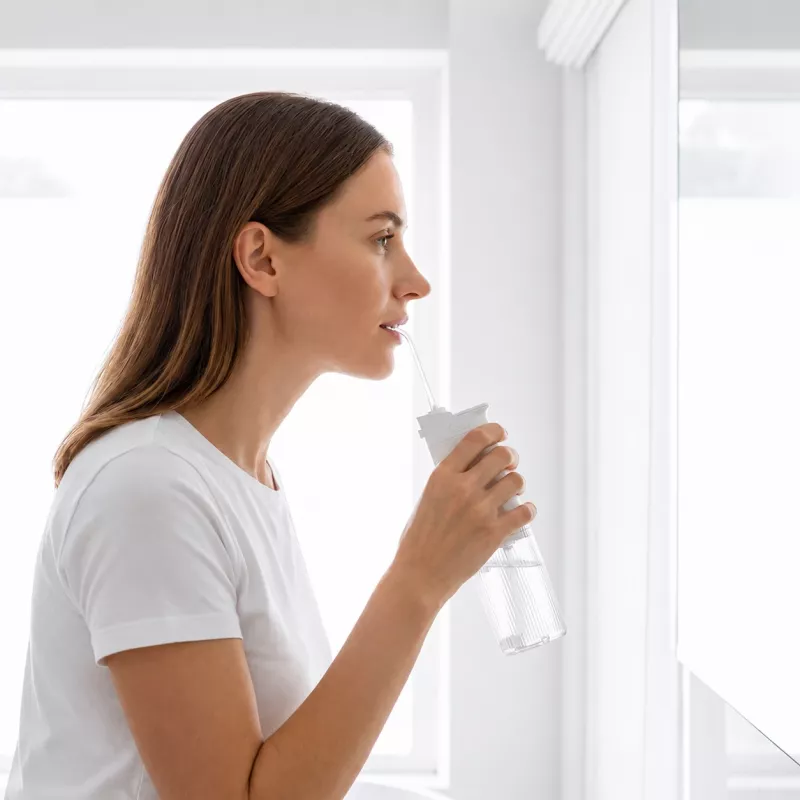Dreame T01 Irrigador Bucal Portátil, blanco (T01)
