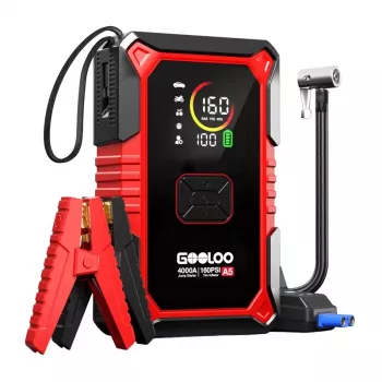 GOOLOO A5 arrancador 2 en 1 con compresor 2500A 26800mAh 150PSI