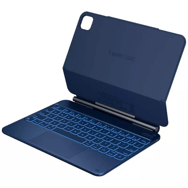 Typecase Edge funda con teclado para iPad Air 11 M2 2024 / M3 2025 / M4 2026, azul claro