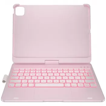 Typecase Flexbook Touch funda con teclado desmontable tipo folio para iPad Air 11 M2 2024 / M3 2025 / M4 2026, rosa claro