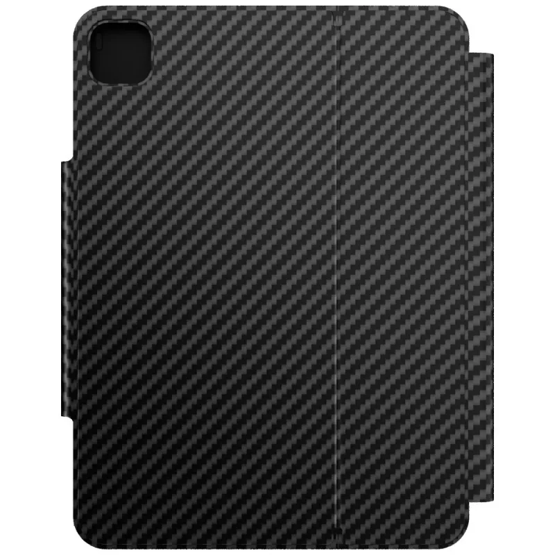 Typecase Edge funda con teclado para iPad Air 11 M2 2024 / M3 2025 / M4 2026, fibra de carbono, negro