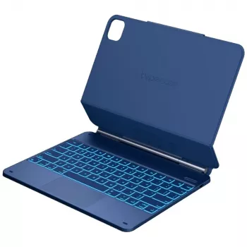 Typecase Edge funda con teclado para iPad Air 13 M2 2024 / M3 2025 / M4 2026, azul pacífico