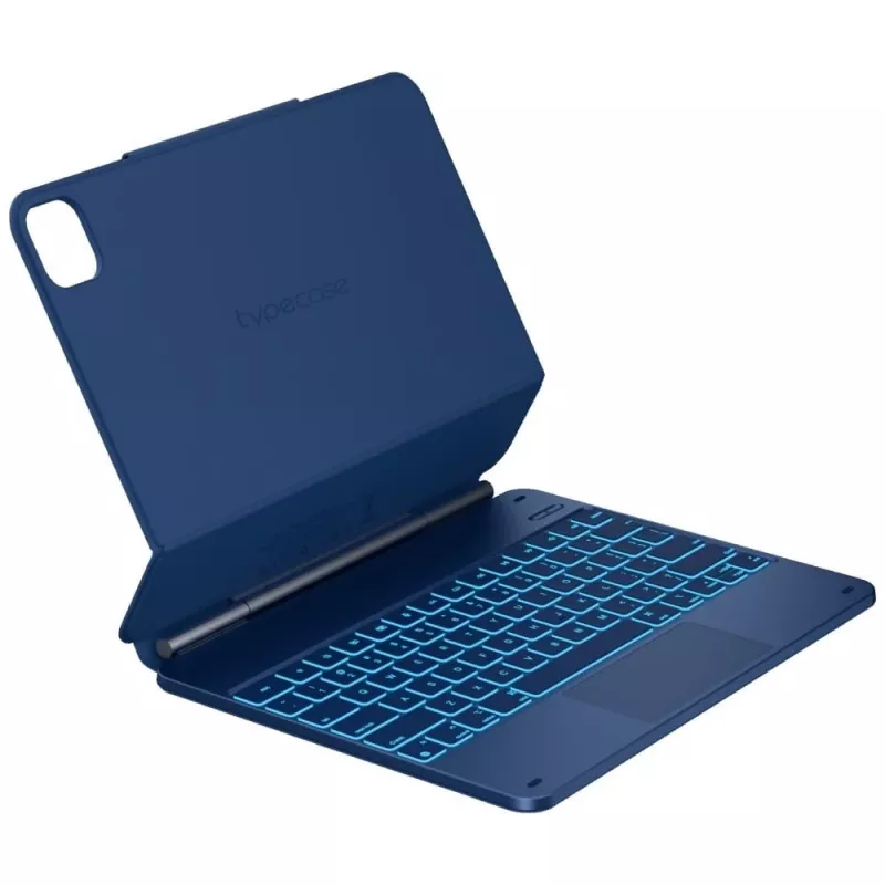 Typecase Edge funda con teclado para iPad Air 13 M2 2024 / M3 2025 / M4 2026, azul pacífico