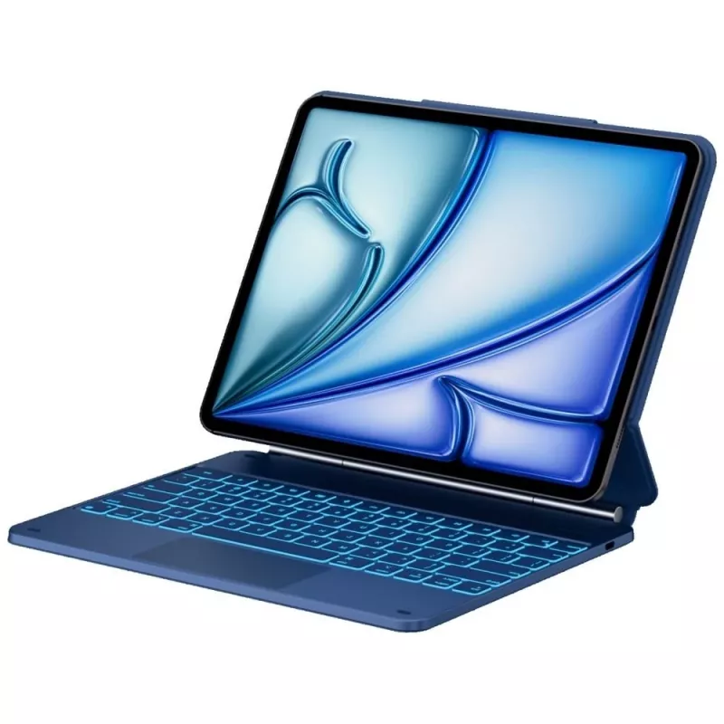 Typecase Edge funda con teclado para iPad Air 13 M2 2024 / M3 2025 / M4 2026, azul pacífico