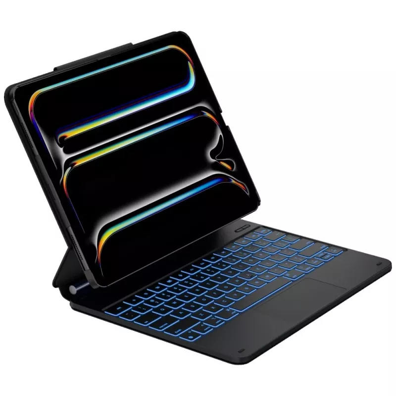 Typecase Edge + funda con teclado para iPad Air 13 M2 2024 / M3 2025 / M4 2026, negro