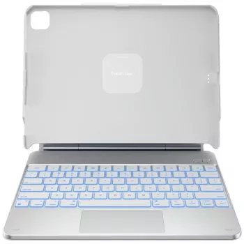 Typecase Edge + funda con teclado para iPad Air 13 M2 2024 / M3 2025 / M4 2026, blanco