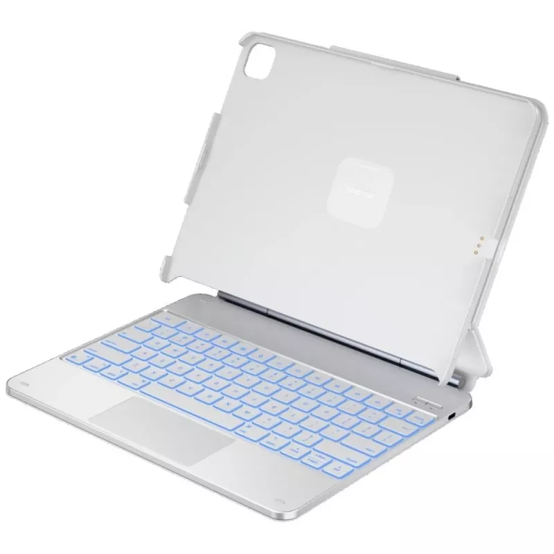 Typecase Edge + funda con teclado para iPad Air 13 M2 2024 / M3 2025 / M4 2026, blanco