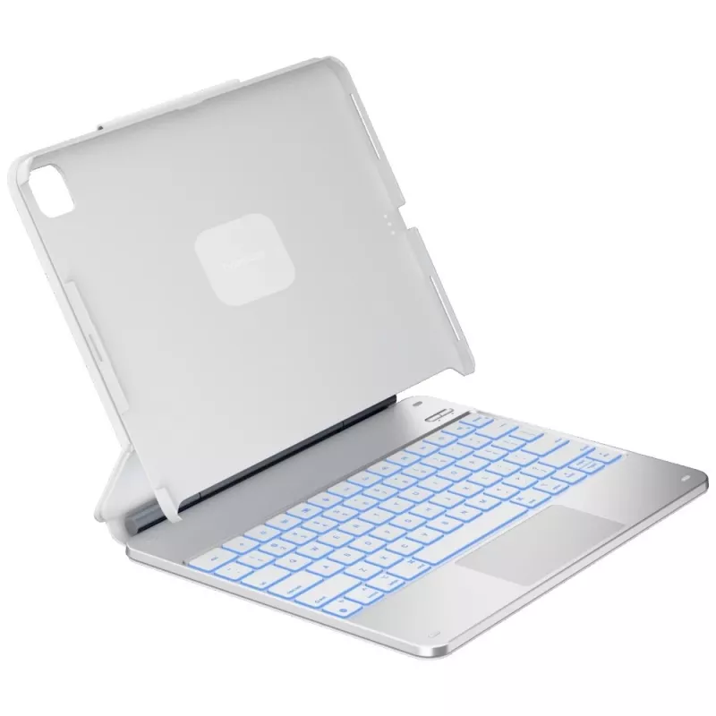 Typecase Edge + funda con teclado para iPad Air 13 M2 2024 / M3 2025 / M4 2026, blanco