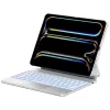 Typecase Edge + funda con teclado para iPad Air 13 M2 2024 / M3 2025 / M4 2026, blanco