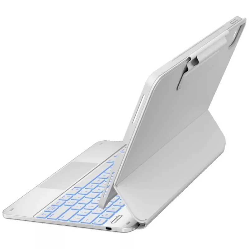 Typecase Edge + funda con teclado para iPad Air 13 M2 2024 / M3 2025 / M4 2026, blanco